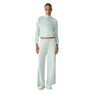 Agasalho Fila Velour AG Feminino - Cinza