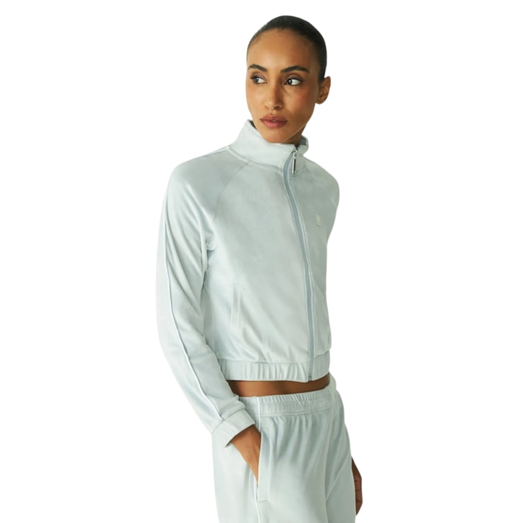 Agasalho Fila Velour AG Feminino - Cinza