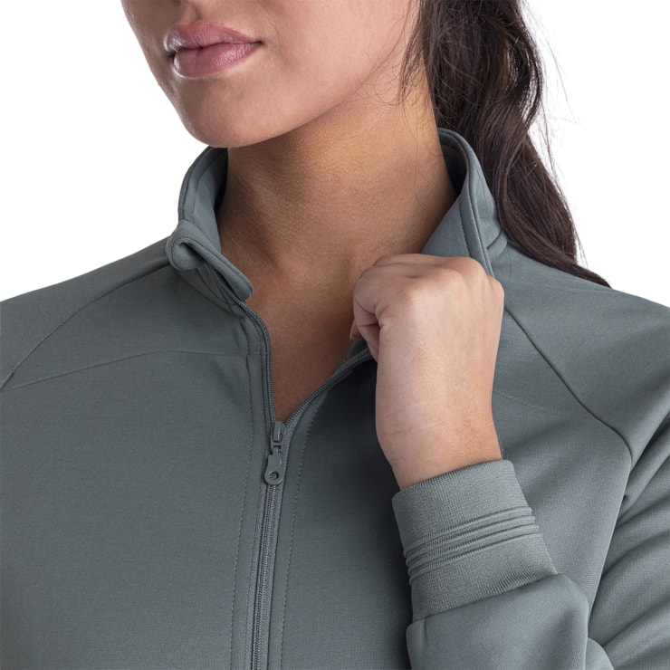 Agasalho Mizuno Root III Feminino - Verde/Preto