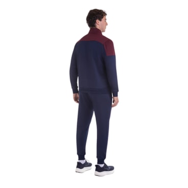 Agasalho Mizuno Root V Masculino - Azul/Vinho