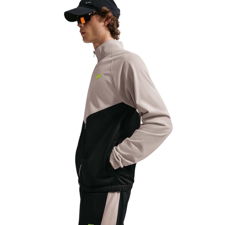 Agasalho Nike Woven Suit Masculino - Bege/Preto