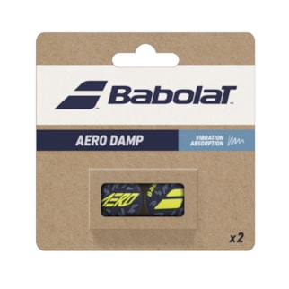 Antivibrador Babolat Aero Damp X2 Unissex - Preto/Amarelo