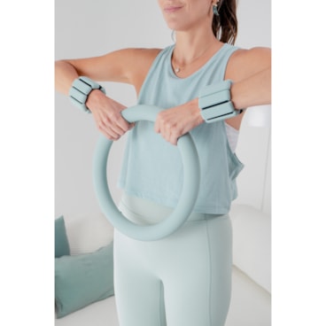 Argola Theta De Treino 5Kg Feminina - Azul