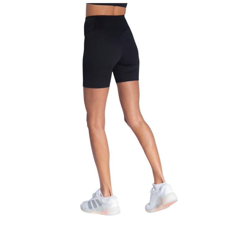 Bermuda Adidas Legging Poliamida Optime Lc Feminina - Preta
