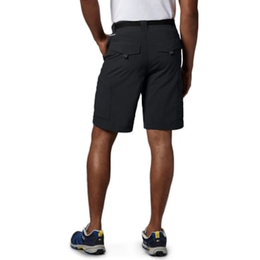 Bermuda Cargo Columbia Silver Ridge Masculina - Preta