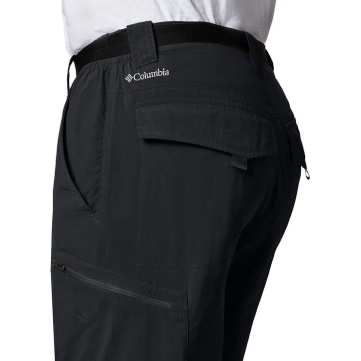 Bermuda Cargo Columbia Silver Ridge Masculina - Preta