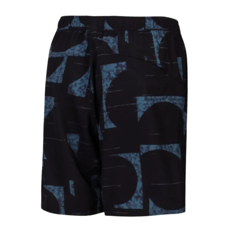 Bermuda Speedo Média Estampada Masculina - Preta