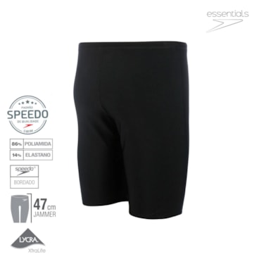 Bermuda Speedo Xtra Masculina - Preta