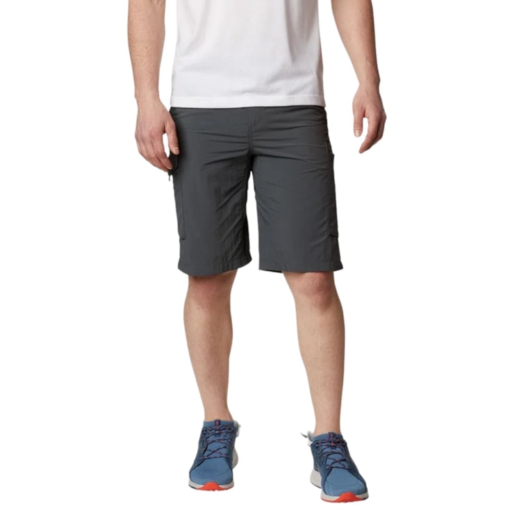 Bermuda Térmica Columbia Cargo Silver Ridge Masculina - Cinza
