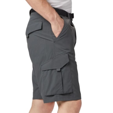 Bermuda Térmica Columbia Cargo Silver Ridge Masculina - Cinza