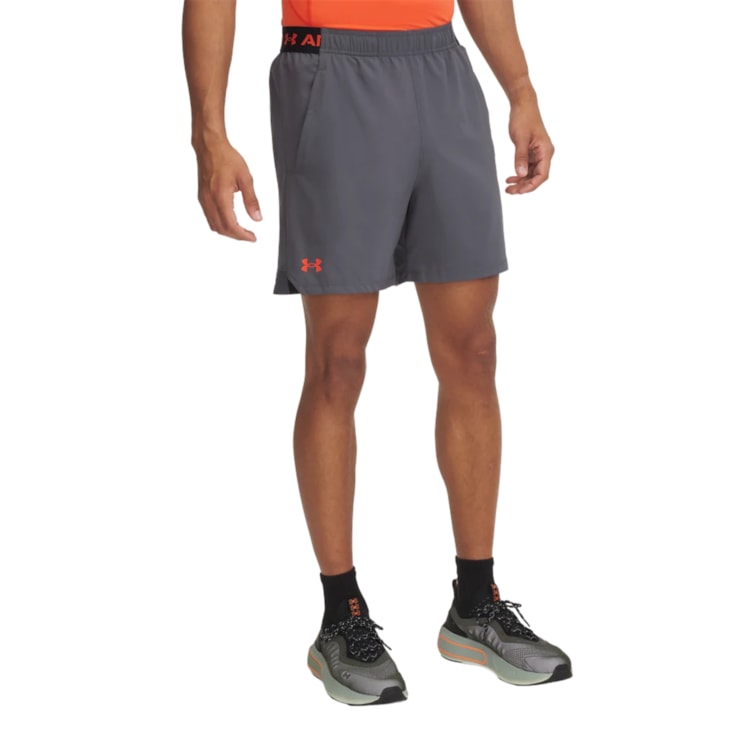 Bermuda Under Armour Vanish Woven 6 Pol Masculino - Cinza