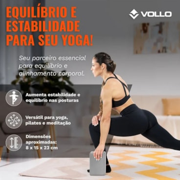 Bloco Vollo De Yoga Unissex - Cinza