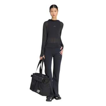 Blusa Com Capuz Adidas Slim Soft Lux Feminina - Preta