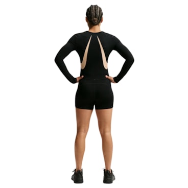 Blusa De Manga Longa Nike Pro Sculpt Feminina - Preta
