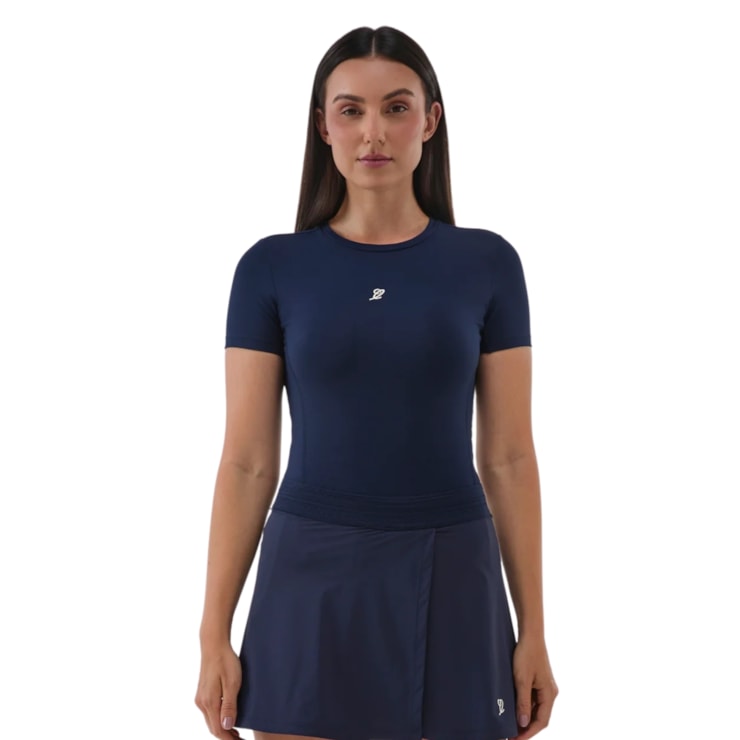 Blusa Slyce Championship Feminina - Azul Marinho