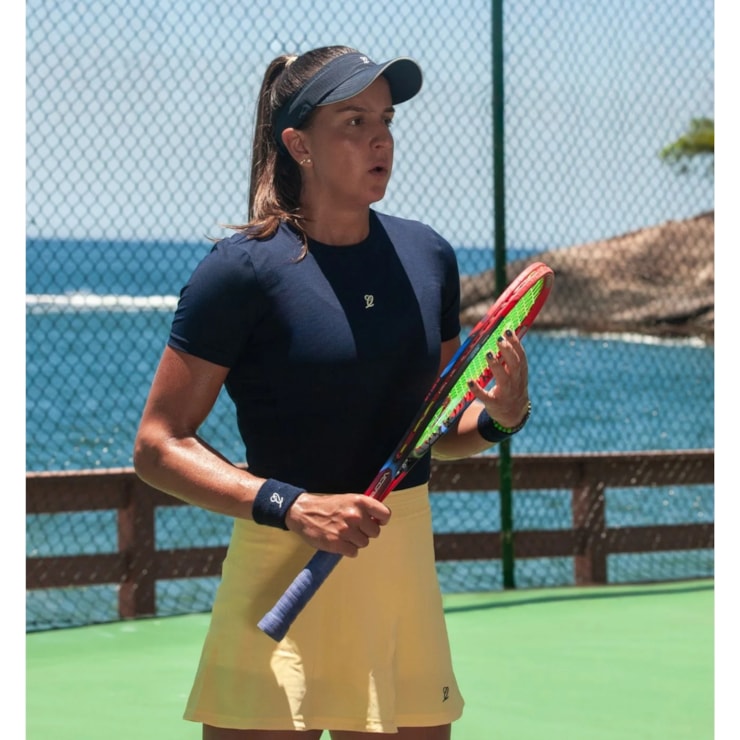 Blusa Slyce Championship Feminina - Azul Marinho