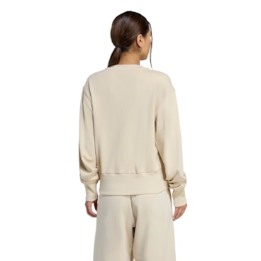 Blusão Adidas All Szn Regular Moletinho Feminino - Bege