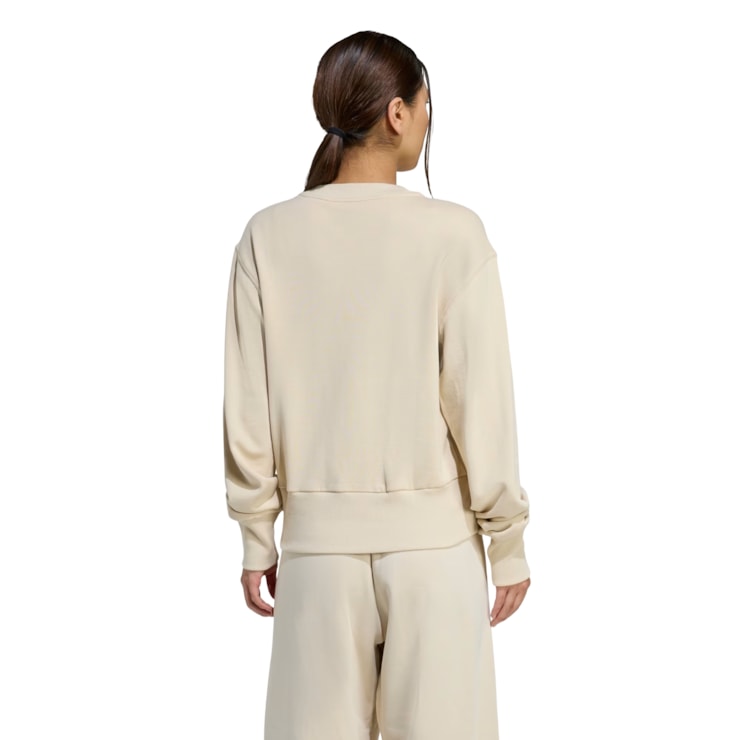 Blusão Adidas All Szn Regular Moletinho Feminino - Bege