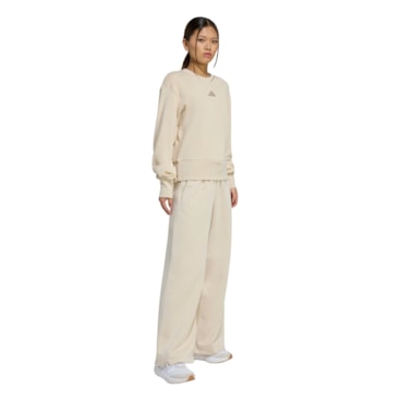 Blusão Adidas All Szn Regular Moletinho Feminino - Bege