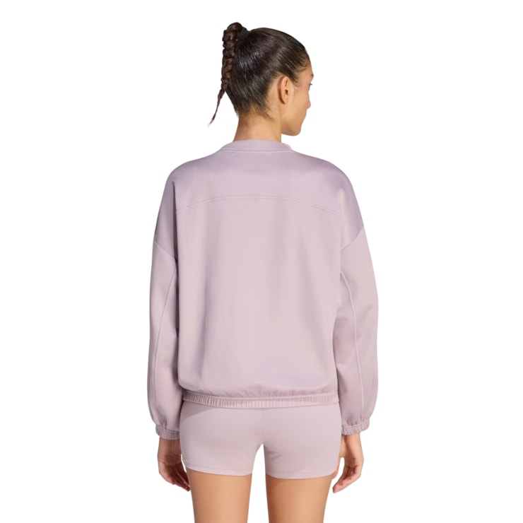 Blusão Adidas Motion Essentials Yoga Feminino - Lilás