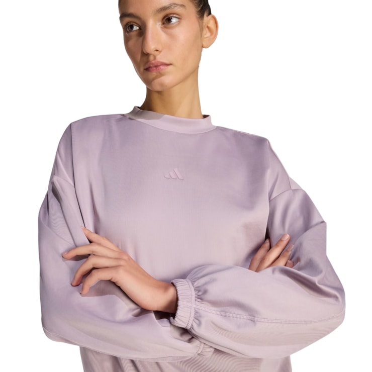 Blusão Adidas Motion Essentials Yoga Feminino - Lilás