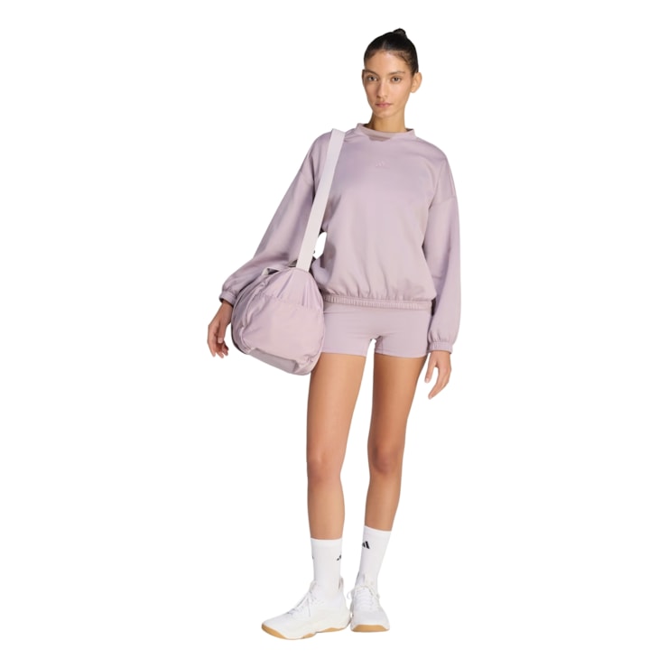 Blusão Adidas Motion Essentials Yoga Feminino - Lilás