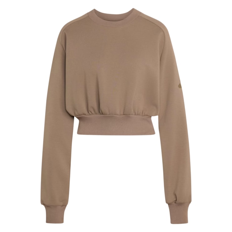 Blusão Adidas Soft Lux Loose Feminino - Marrom