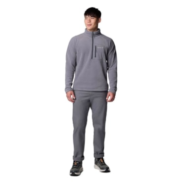 Blusão Columbia Fleece Fast Trek III Masculino - Cinza