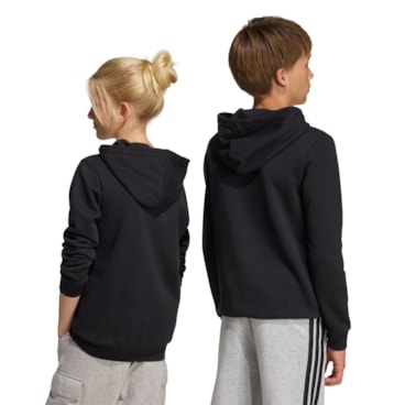 Blusão Com Capuz Adidas Codes Collegiate Infantil - Preto