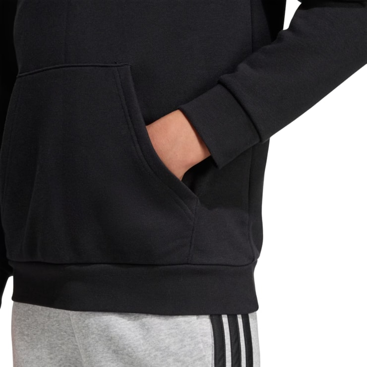 Blusão Com Capuz Adidas Codes Collegiate Infantil - Preto