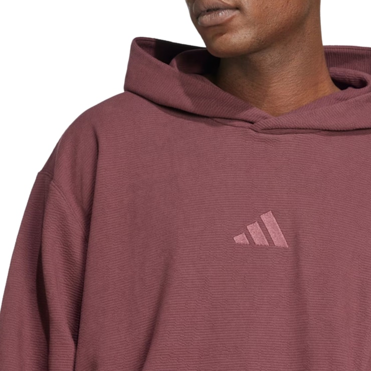 Blusão Com Capuz Adidas Elevated All Szn Masculino - Bordô