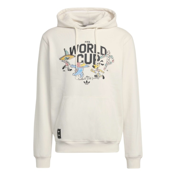 Blusão Com Capuz Adidas Mascote Da Copa Do Mundo Fifa 2026 Masculino - Branco