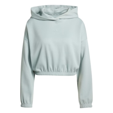 Blusão Com Capuz Adidas Yoga Feminino - Verde Claro