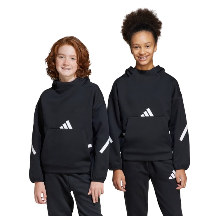 Blusão Com Capuz Adidas Z.N.E Infantil - Preto