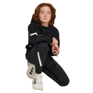 Blusão Com Capuz Adidas Z.N.E Infantil - Preto