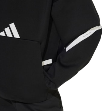 Blusão Com Capuz Adidas Z.N.E Infantil - Preto