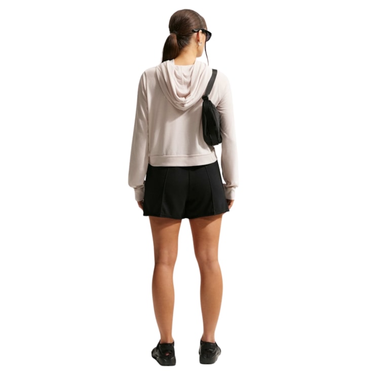 Blusão Com Capuz Nike Chill Knit Oversized Feminino - Branco