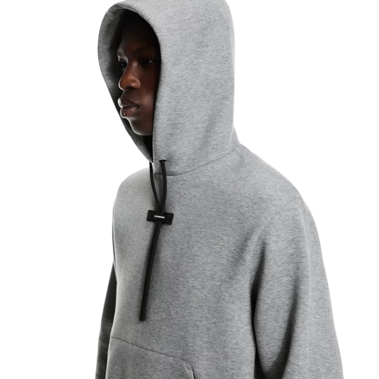 Blusão Com Capuz On Focus Tech Hoodie Masculino - Cinza