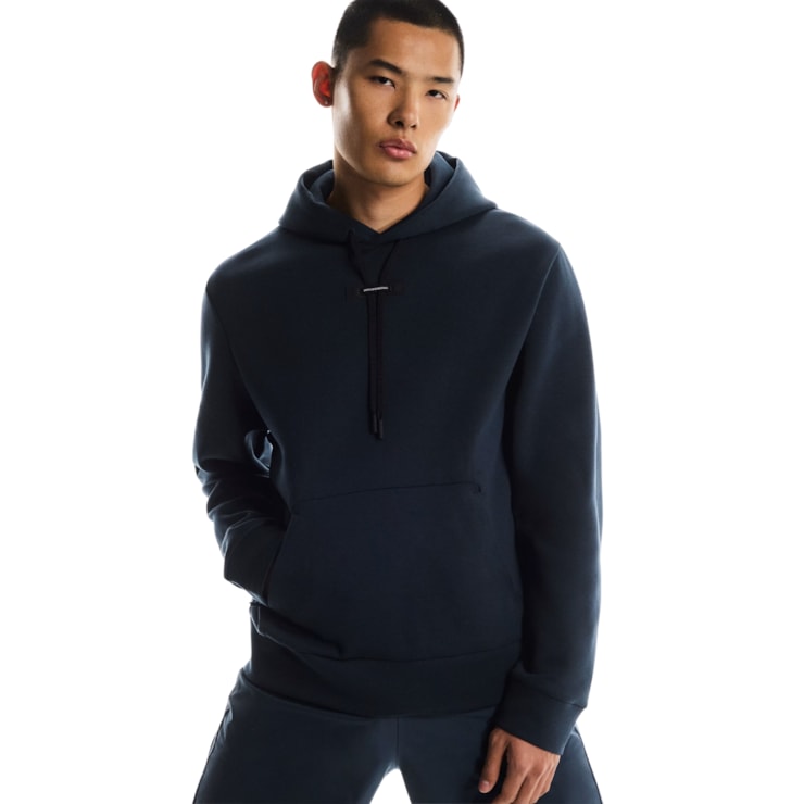 Blusão Com Capuz On Running Focus Tech Hoodie Masculino - Marinho