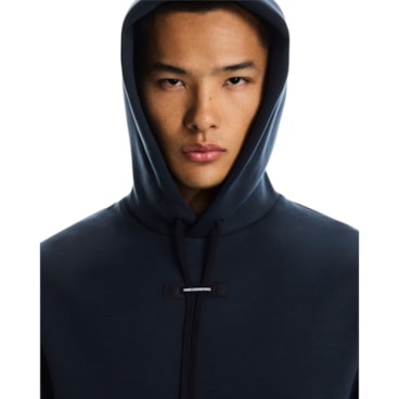 Blusão Com Capuz On Running Focus Tech Hoodie Masculino - Marinho