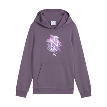 Blusão Com Capuz Puma Neymar Creativity Infantil - Roxo