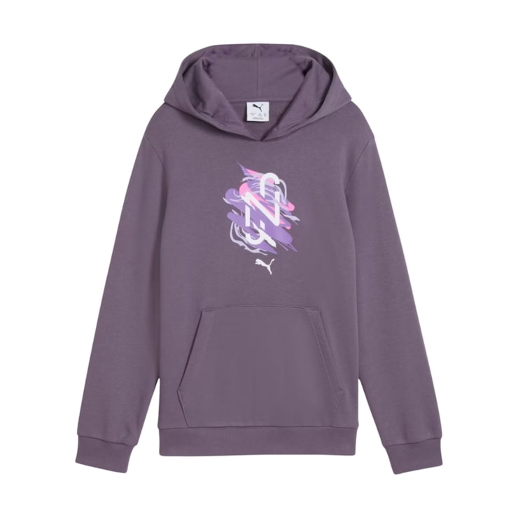 Blusão Com Capuz Puma Neymar Creativity Infantil - Roxo