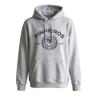 Blusão Esporte Clube Pinheiros Felpado Infantil - Cinza