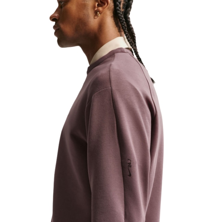 Blusão Nike 24.7 Impossiblysoft Dri-Fit Masculino - Marrom