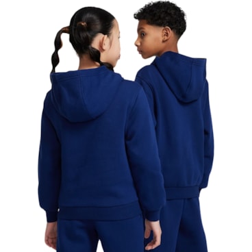 Blusão Nike Club Erling Haaland Infantil - Azul