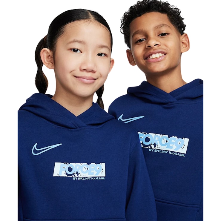 Blusão Nike Club Erling Haaland Infantil - Azul