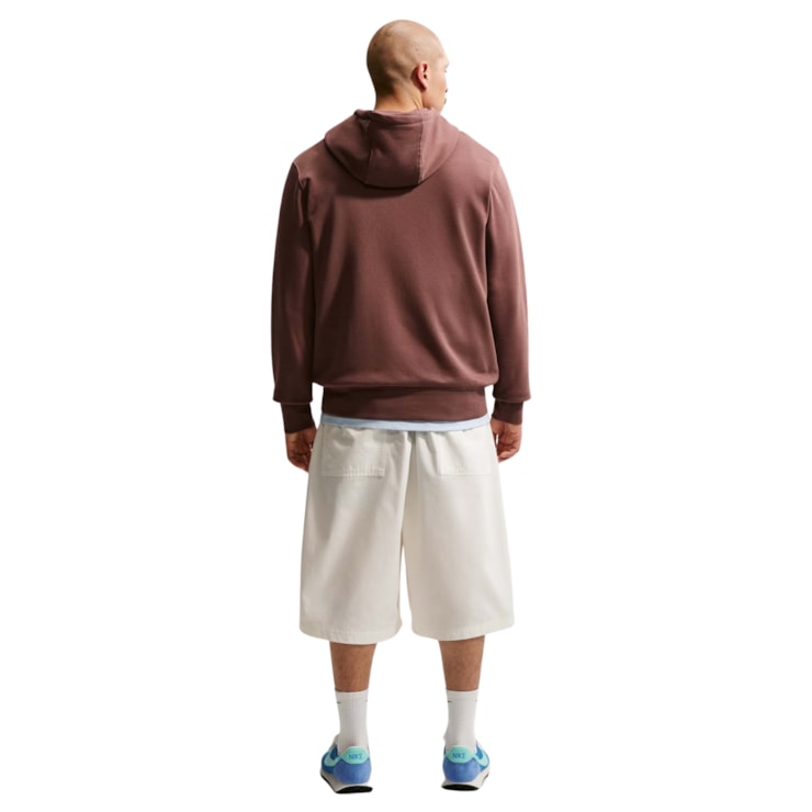 Blusao Nike Club Fleece Hoodie Masculino - Marrom