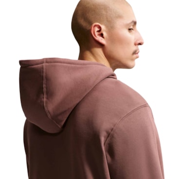 Blusao Nike Club Fleece Hoodie Masculino - Marrom