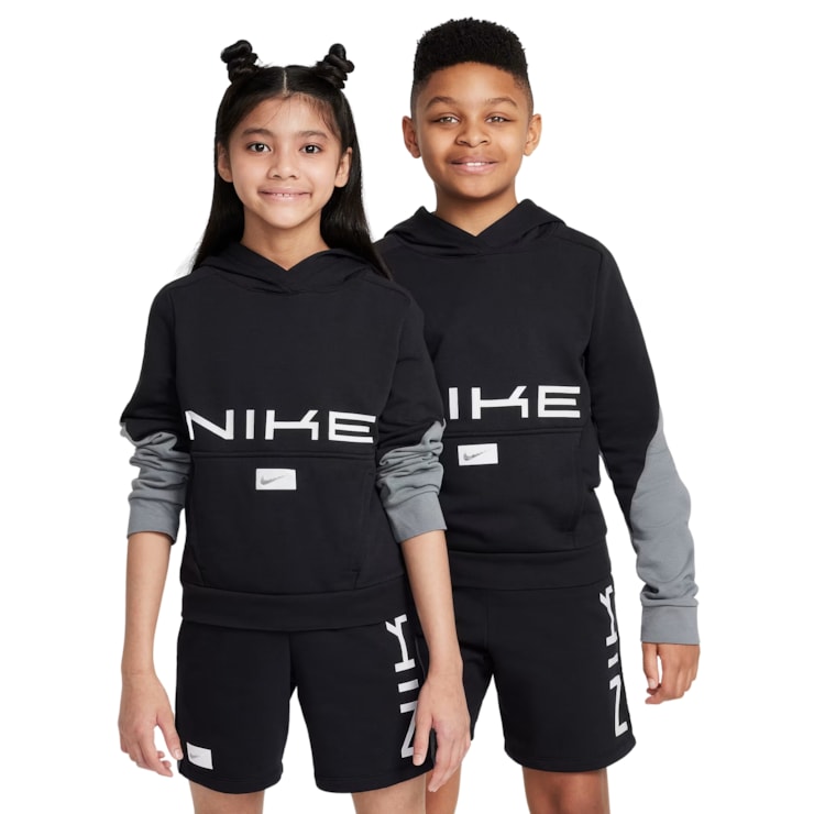 Blusão Nike Multi Fleece Hoodie Infantil - Preto