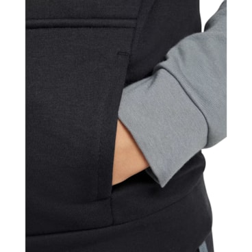 Blusão Nike Multi Fleece Hoodie Infantil - Preto